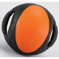 Мяч с ручками Perform Better 30FFT Dual Grip Medicine Ball 35140\30-BK-GY