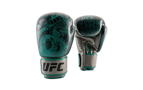 Боксерские перчатки UFC PRO Thai Naga Green, 14oz 600_380