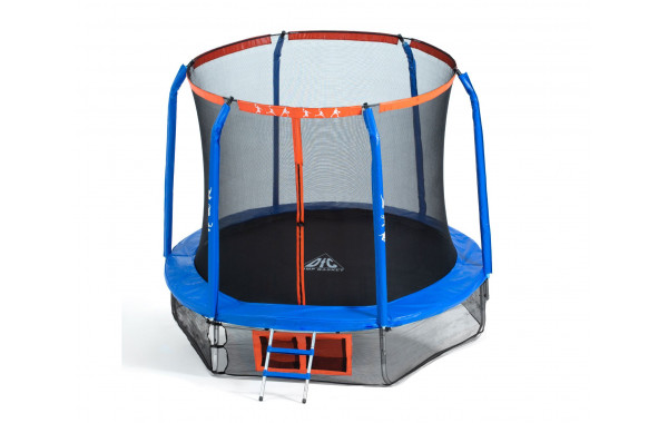 Батут DFC Jump Basket 6ft внутр.сетка, лестница (183cм) 6FT-JBSK-B 600_380