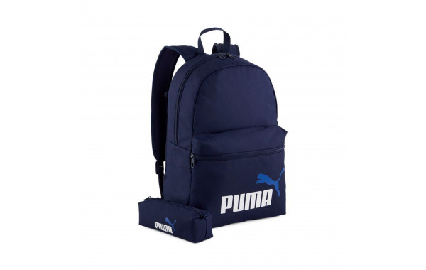 Рюкзак спортивный 41x28x14см, 22л Puma Phase Backpack 09094302 темно-синий 600_380