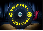 Диск 15кг YouSteel Traning PRO черный