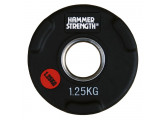 Диск олимпийский обрезиненный d51мм Hammer WP074B 1,25кг черный