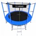 Батут i-Jump Classic 8FT 244 см с нижней сетью и лестницей синий 75_75