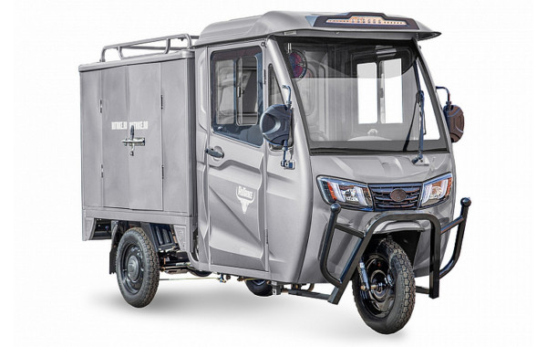 Грузовой электротрицикл RuTrike КАРГО Кабина Дуал 024460-2757 серый 600_380