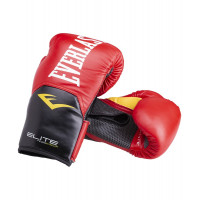 Перчатки боксерские Everlast Elite ProStyle P00001243-10, 10oz, к/з, красный