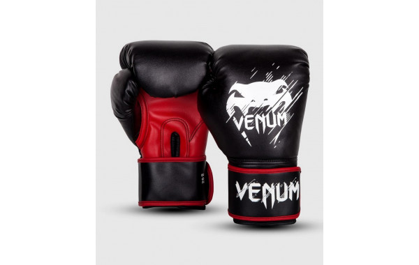 Перчатки детские Venum Contender 02822-100-4oz черный\красный 600_380