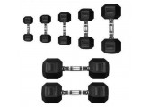 Гантель 12,5кг Perform Better Rubber Encased Hex Dumbbells 4137-12,5\BK-12-00