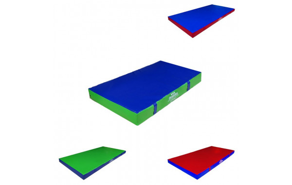 Мат гимнастический 100х50х10см винилискожа (холлослеп/холлофайбер) Dinamika ZSO-000122 600_380