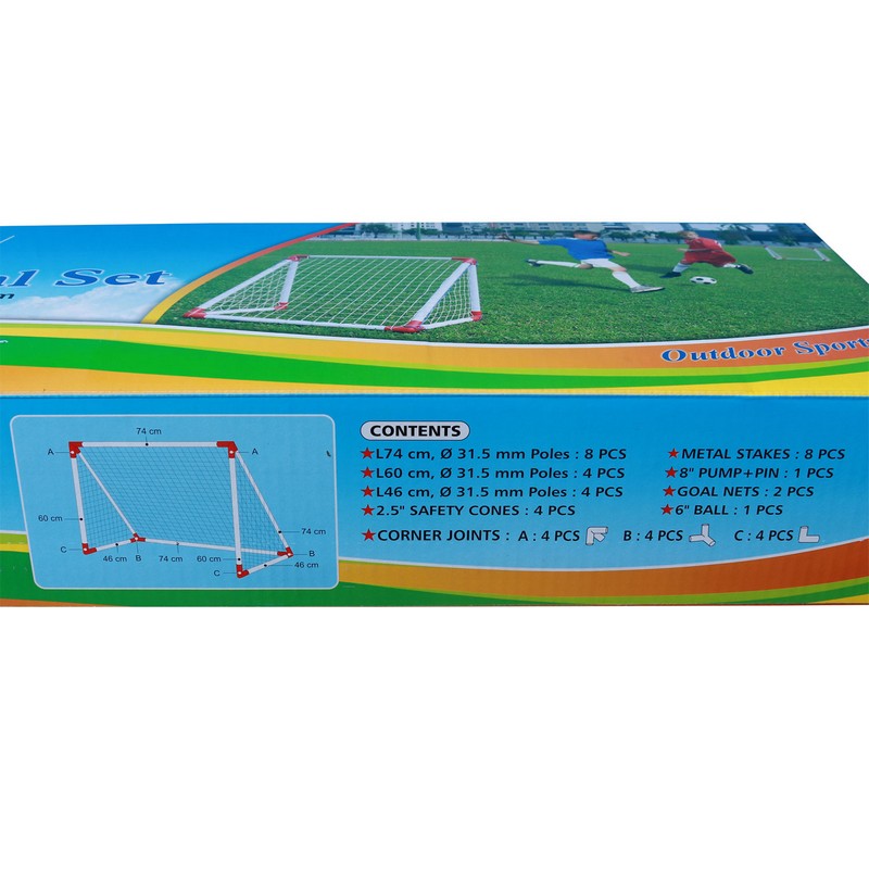 Ворота игровые DFC mini х 2 & набор пластик GOAL7219A 800_800