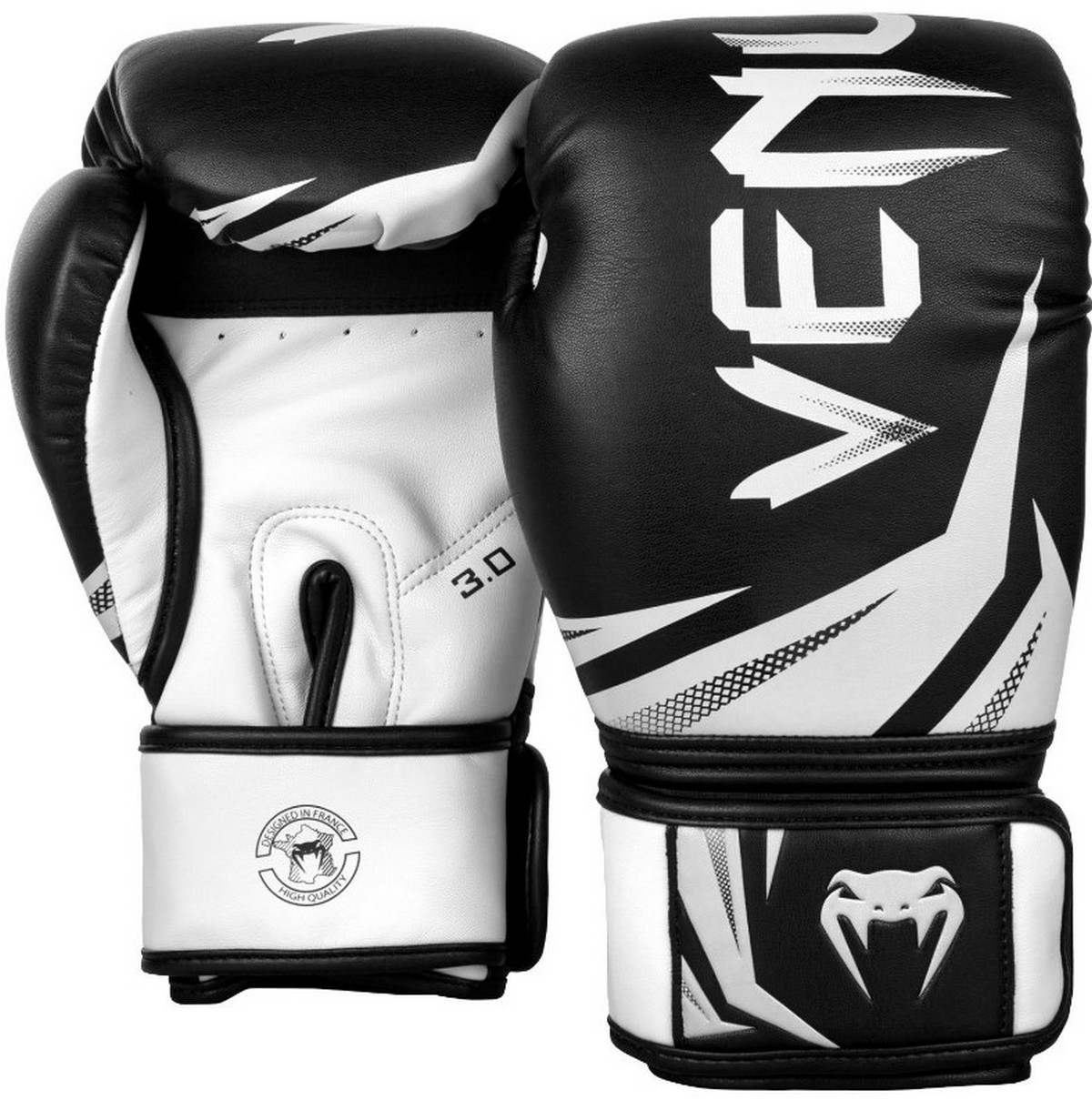 Перчатки Venum Challenger 3.0 03525-108-16oz черный\белый 1200_1209