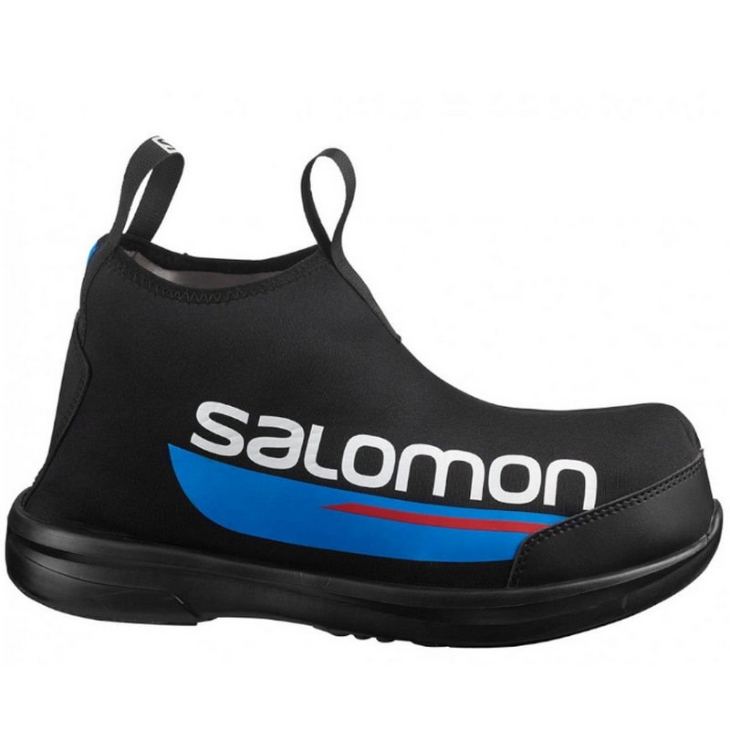 Чехлы для ботинок Salomon Overboot 505S черный\синий 800_800