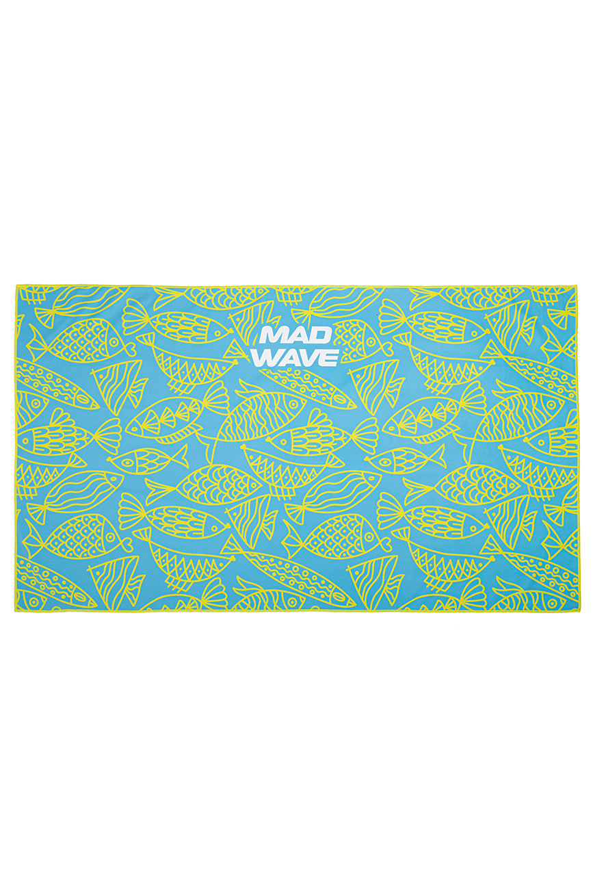 Полотенце из микрофибры Mad Wave Microfiber towel Fishes M0764 06 0 00W 870_1305