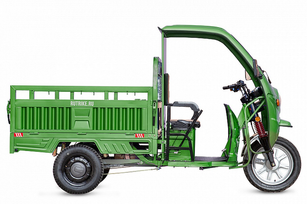 Грузовой электротрицикл RuTrike Гермес 1500 60V1200W 024456-2751 серый 1200_800