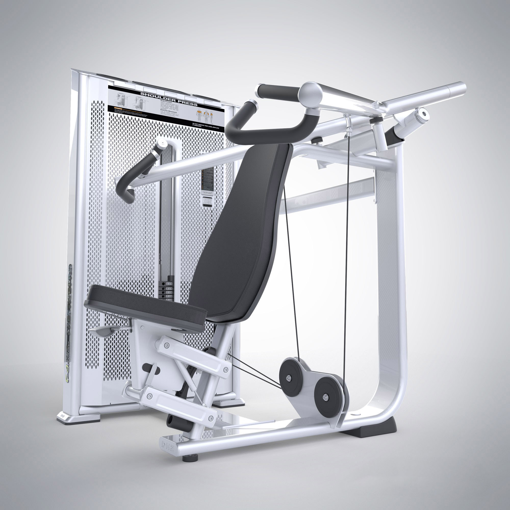 Жим от плеч (Shoulder Press) DHZ E7006A 2000_2000