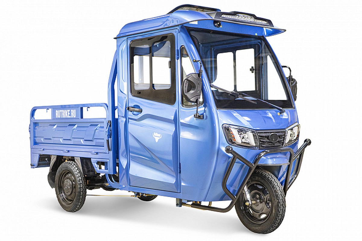 Грузовой электротрицикл RuTrike КАРГО Кабина 1500 60V1000W 022468-2652 темно-синий 1200_800