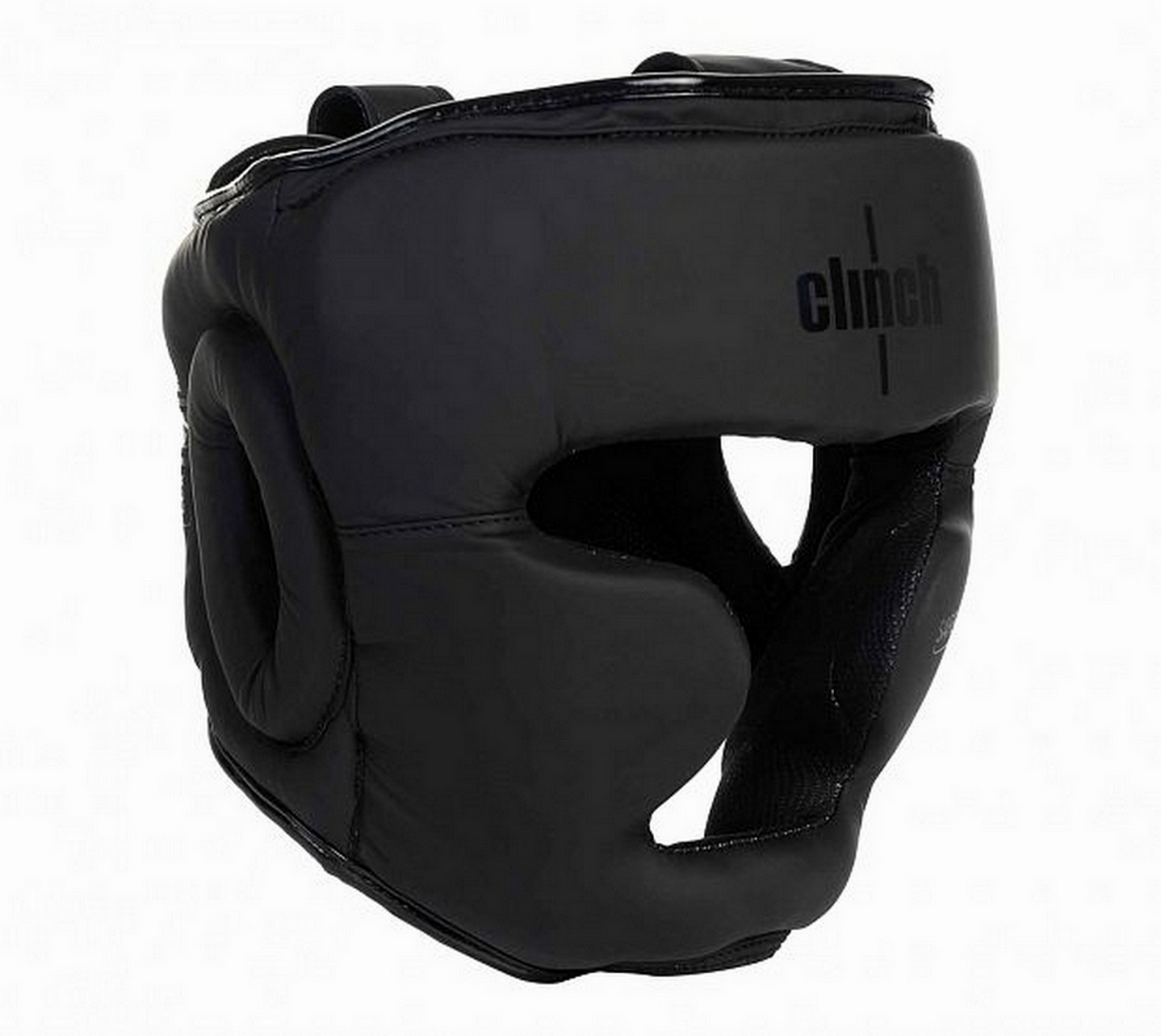 Шлем боксерский Clinch Mist Full Face C144 черный 2000_1784