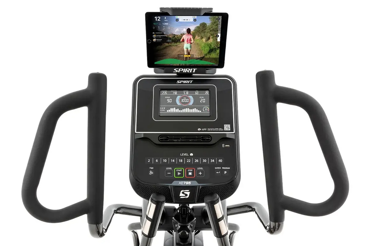 Эллиптический тренажер Spirit Fitness XE795 Black 1197_800