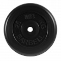 Диск обрезиненный d31мм MB Barbell MB-PltB31-25 25 кг черный 120_120