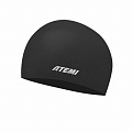 Шапочка для плавания Atemi kids light silicone cap Deep black KLSC1BK черный 120_120