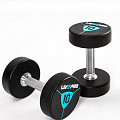 Гантели в уретане 36 кг Live Pro Premium Urethane Dumbbells LP8000-36 120_120